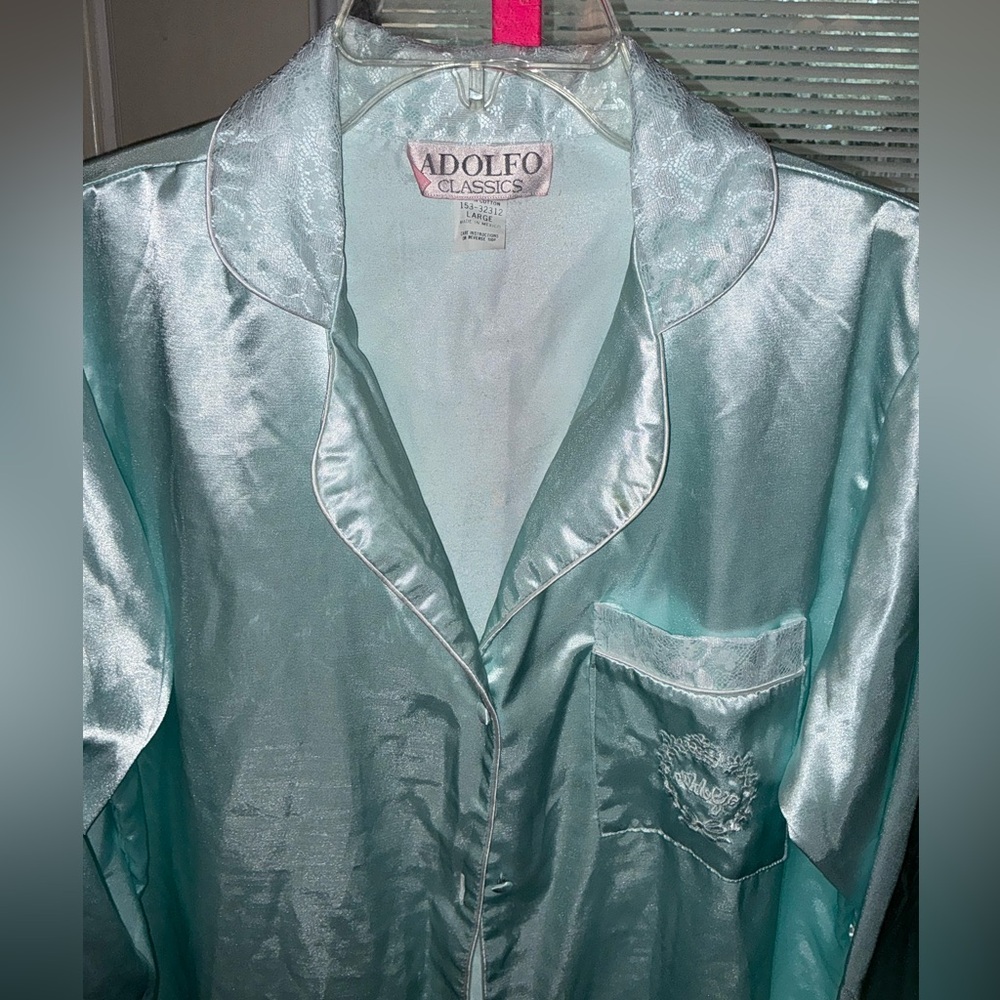 Adolfo Classics Vintage Ladies Sleepwear Size L - Picture 2 of 7